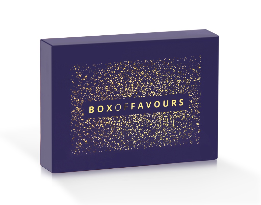 Gift guide option, purple Box of favours